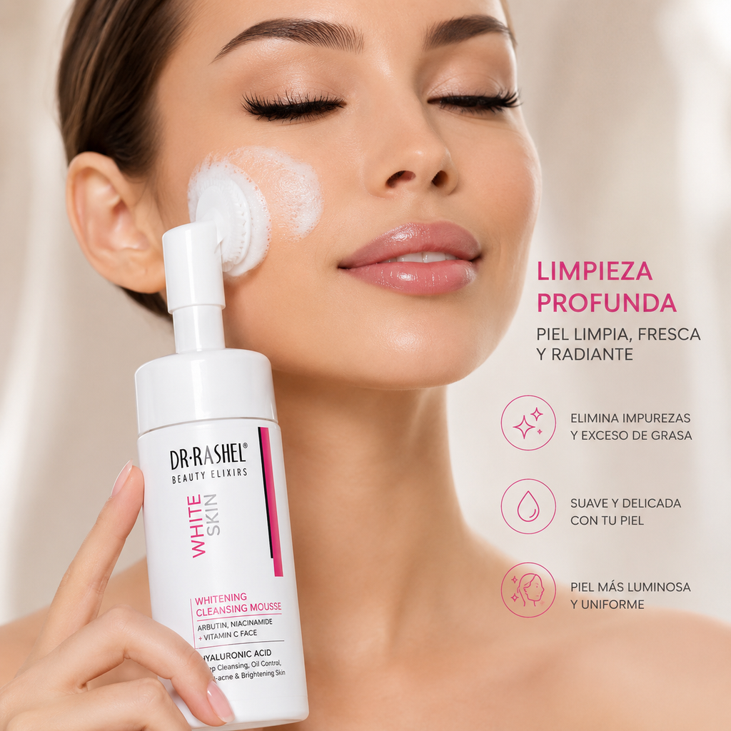 Limpieza Facial Aclarante Anti-Manchas | Espuma Dr. Rashel White